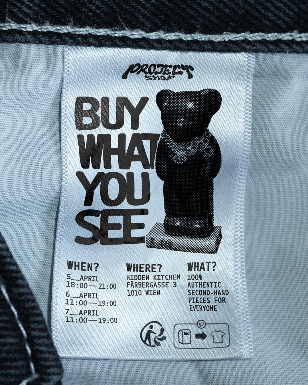 BUY WHAT YOU SEE am 5. April 2024 @ hiddenkitchen city.