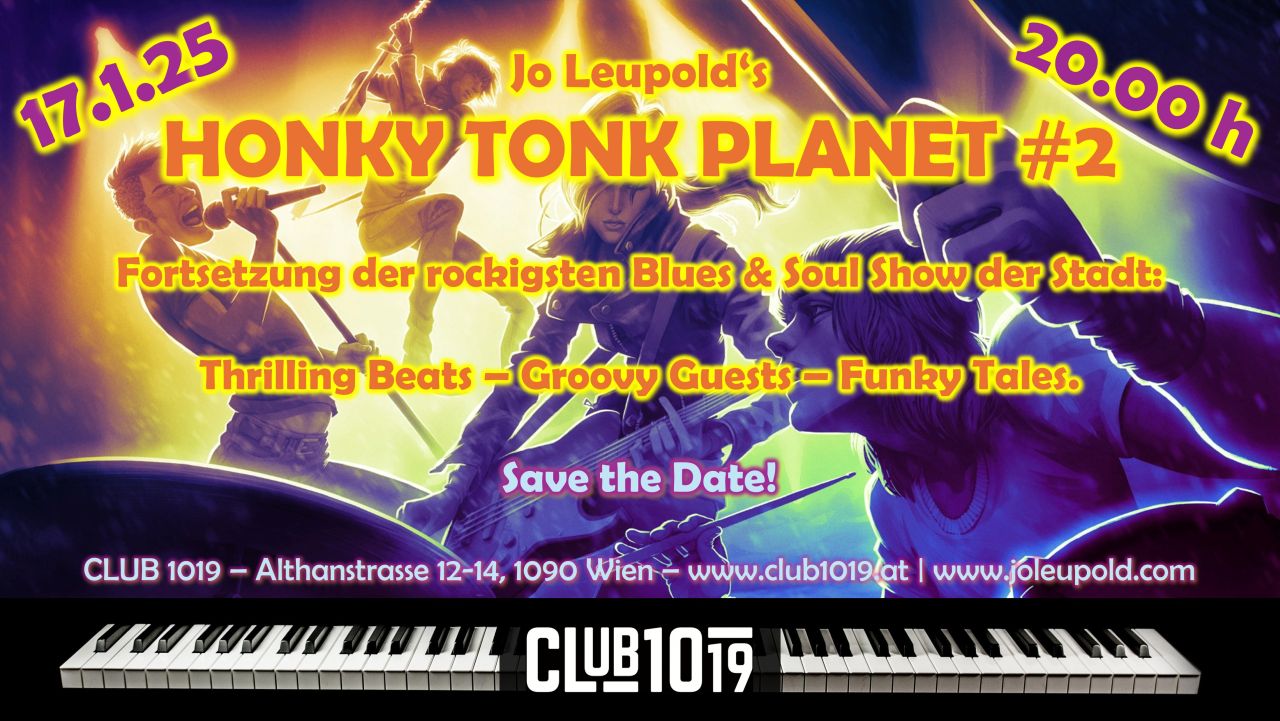 Jo Leupold's Honky Tonk Planet #2 am 17. January 2025 @ Club 1019.