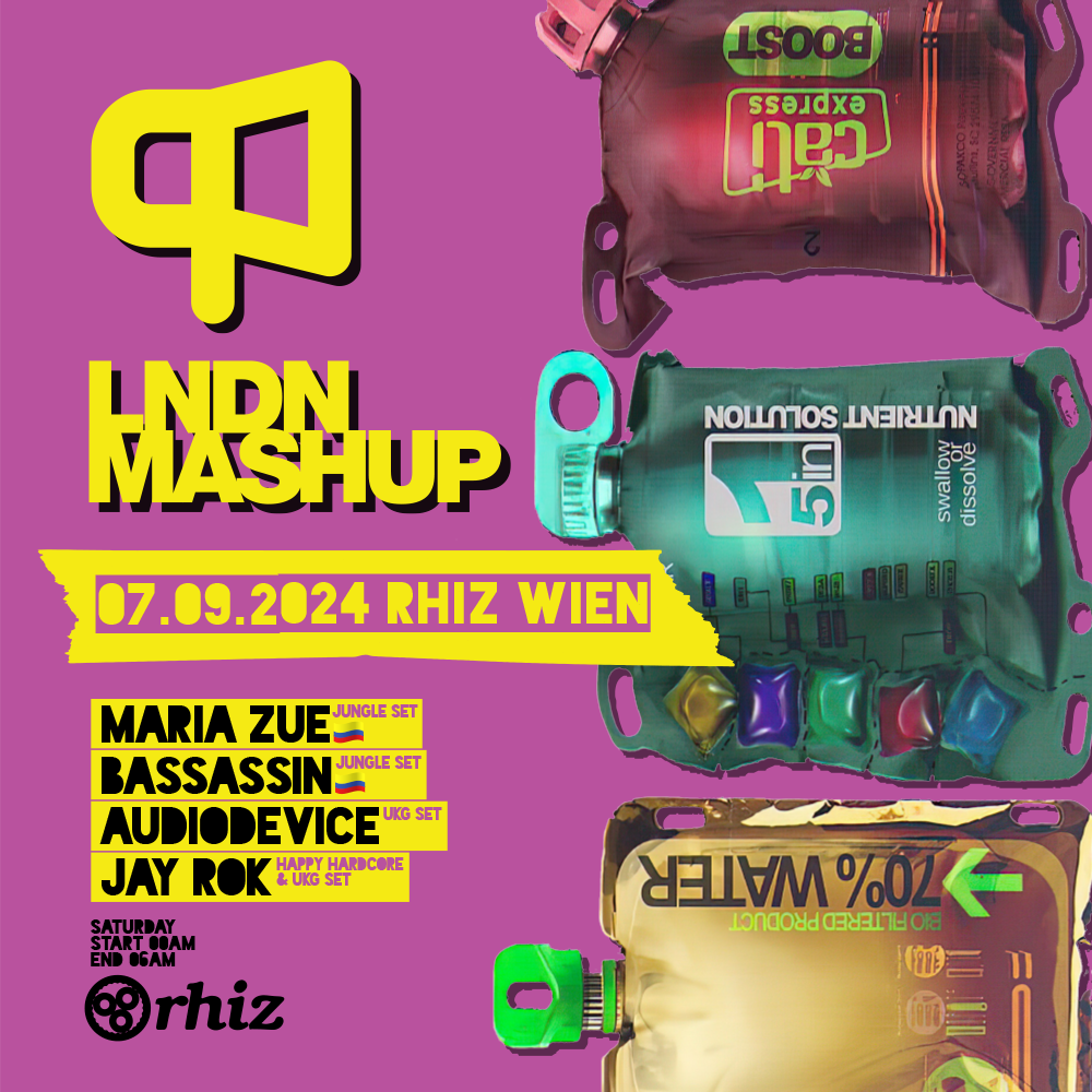 LNDN Mashup - The finest in UKG & Jungle am 7. September 2024 @ Rhiz.