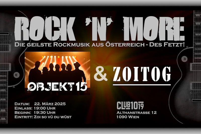 Object 15 + Zoitog am 22. March 2025 @ Club 1019.