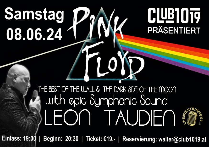 Pink Floyd Tribute Show in Epic Sound am 8. June 2024 @ Club 1019.