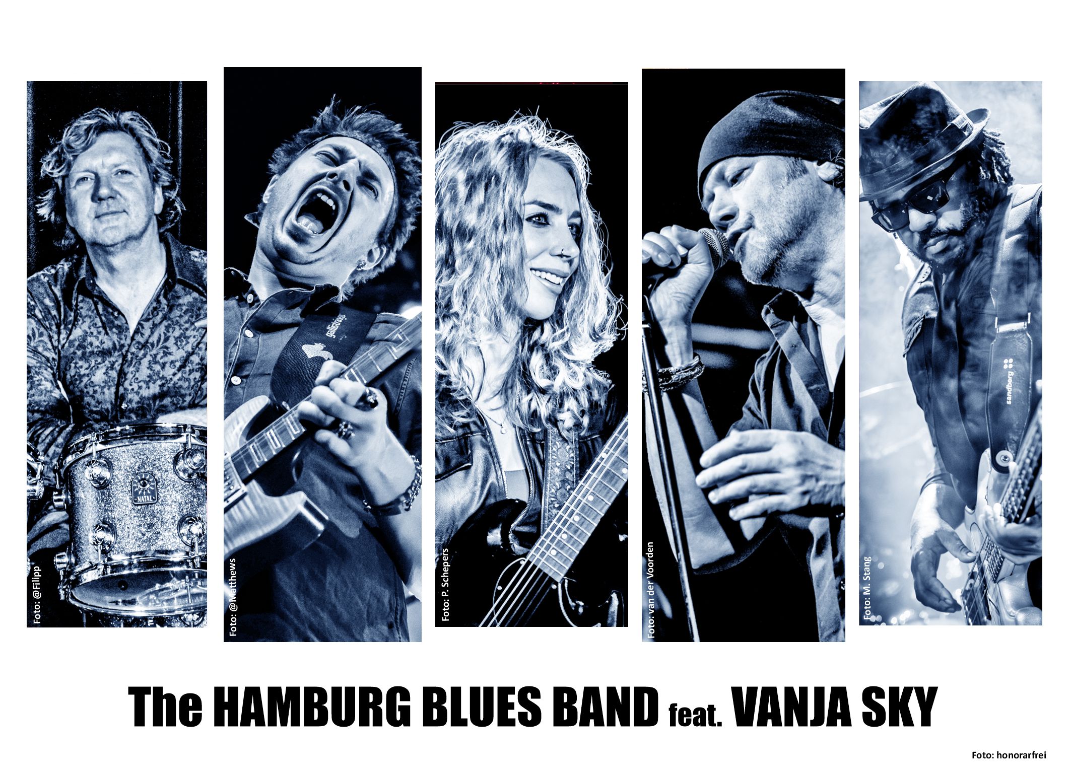 The Hamburg Blues Band feat. Vanja Sky & Krissy Matthews am 3. February 2025 @ Rockhouse Salzburg.