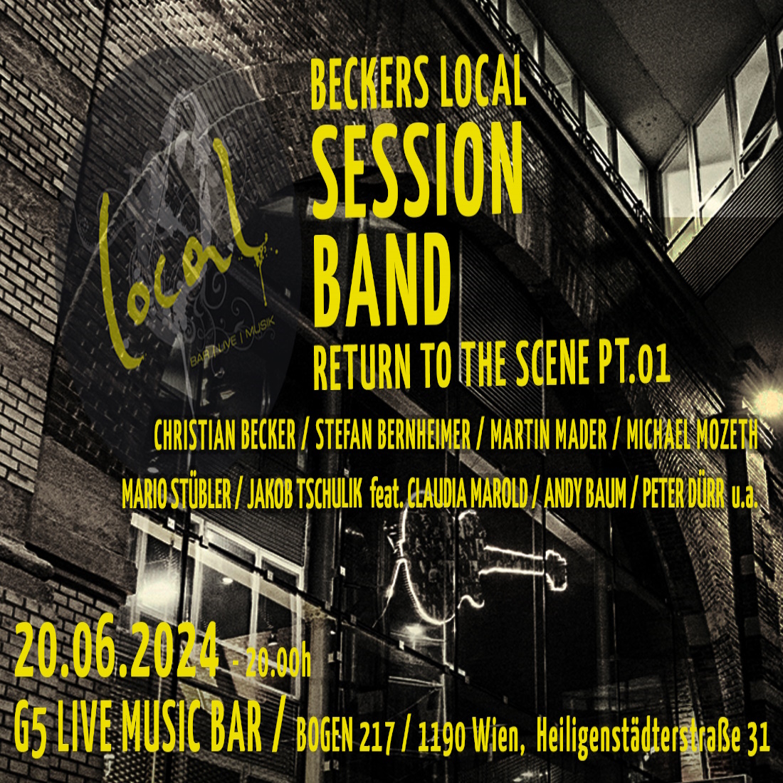 Beckers Local Session Band am 20. June 2024 @ G5 Live-Music-Bar.