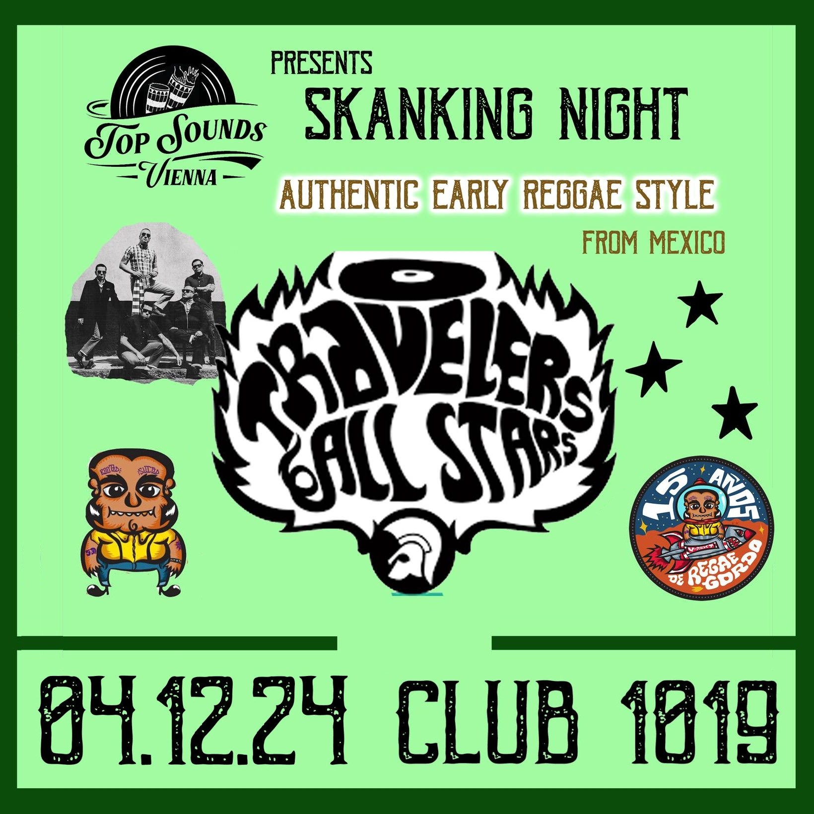 Travelers All Stars (MEX) am 4. December 2024 @ Club 1019.