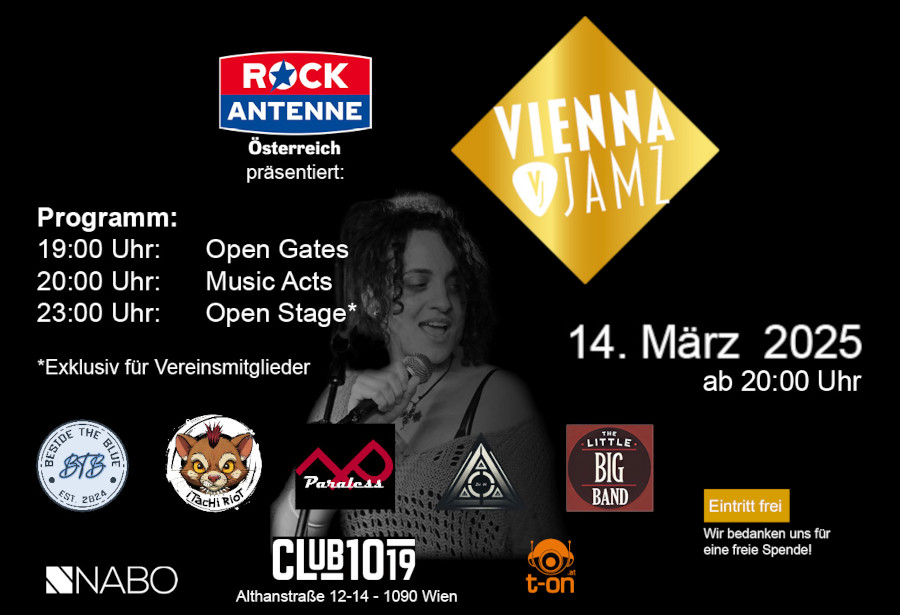 VIENNA JAMZ am 14. March 2025 @ Club 1019.