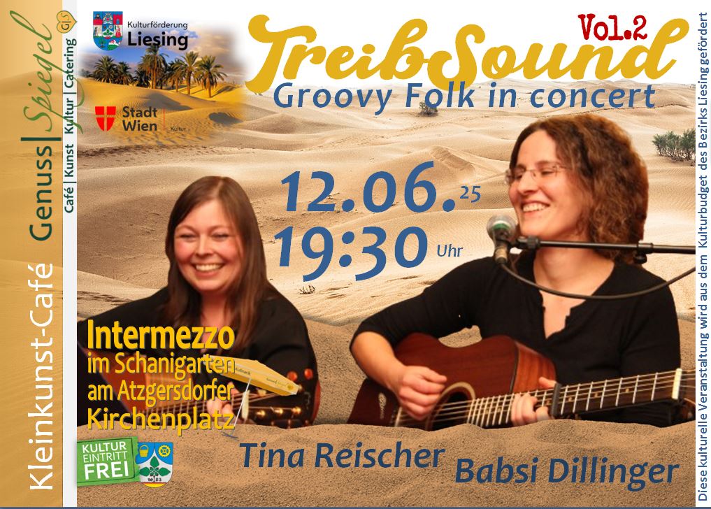 TREIBSOUND - Groovy Folk in Concert | Vol.2 am 12. June 2025 @ Café Genuss-Spiegel.