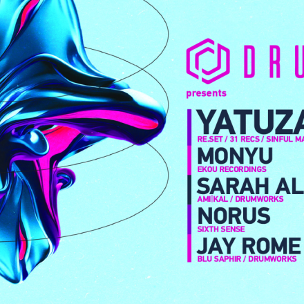 Drumworks presents Yatuza (RE:SET / 31 Recs) & Monyu (Ekou Recs) @ Black Market