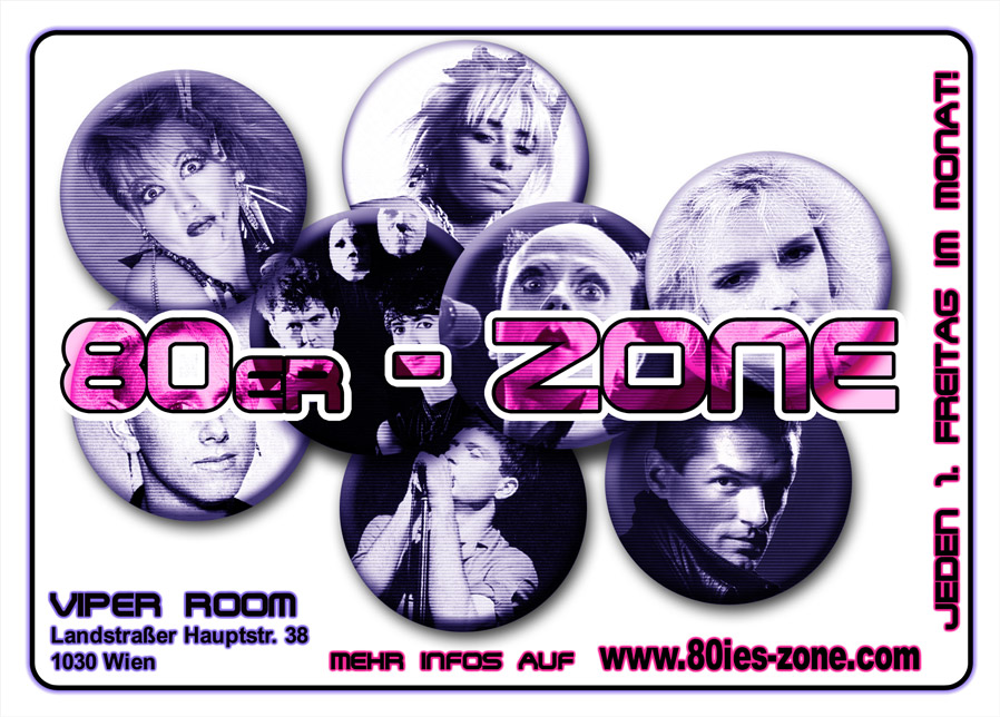 80er-Zone / Pop, Wave & Underground am 6. October 2023 @ Viper Room.