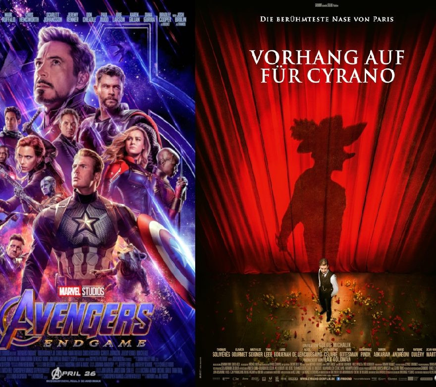 The Avengers: Endgame | Ein letzter Job | Tea with the Dames | Vorhang auf für Cyrano - alles Leinwand!