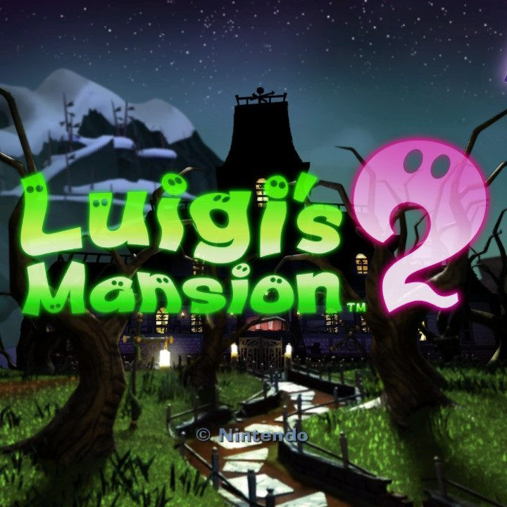 Startbildschirm von Luigi's Mansion 2 HD