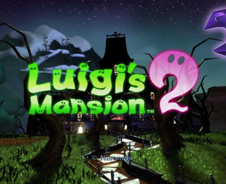 Startbildschirm von Luigi's Mansion 2 HD