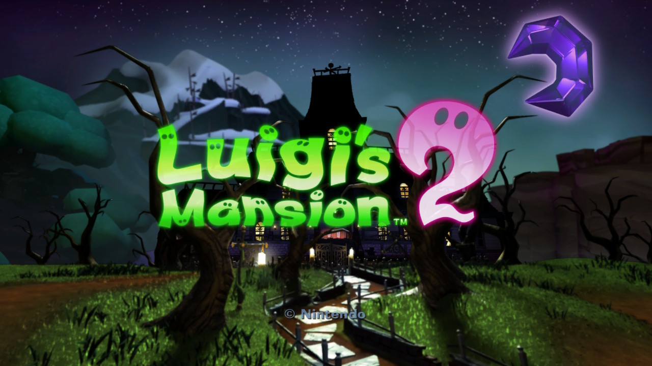 Startbildschirm von Luigi's Mansion 2 HD